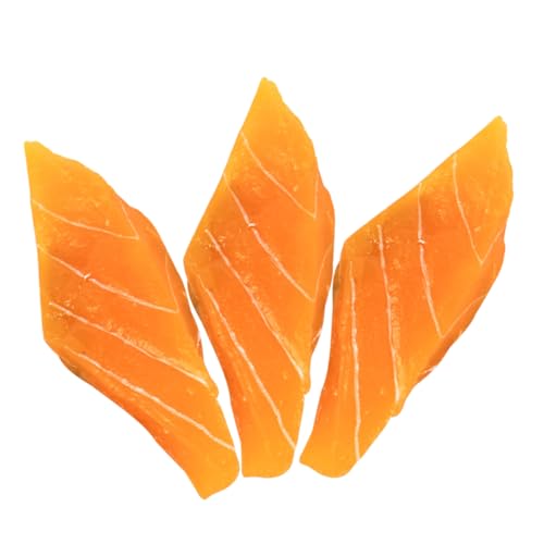 UPKOCH 3 Stück Simulierte Sashimi-Fälschungen Künstliche Kunstdekorationen Lachs-Lebensmittelmodelle Lebensechte Lachsscheiben Desktop-Lachs-Ornamente Lebendige Lachsscheiben UPKOCH 3 Stück Simulierte Sashimi-Fälschungen Künstliche Kunstdekorationen Lachs-Lebensmittelmodelle Lebensechte Lachsscheiben Desktop-Lachs-Ornamente Lebendige Lachsscheiben von UPKOCH