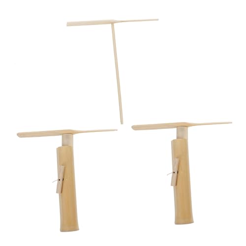 UPKOCH 3 Stück Teiliges Bambus Libellen Flugspielzeug Leichtes Outdoor Kinderspielzeug Sicherer Naturwerkstoff Kompakte für Garten Party und Freizeitspaß von UPKOCH