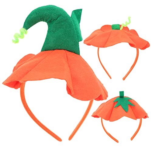 UPKOCH 3 Stück Teiliges Halloween Haarband Kürbis Stirnband Dehnbar Cosplay Party Accessoire Damen für Gruselige Kostüme und Mottopartys UPKOCH 3 Stück Teiliges Halloween Haarband Kürbis Stirnband Dehnbar Cosplay Party Accessoire Damen für Gruselige Kostüme und Mottopartys von UPKOCH