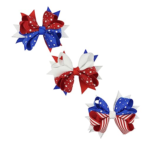 UPKOCH 3 Stück Teiliges Independence Day Haarspangen mit Schleifen Patriotischer Haarschmuck in Rot Weiß Blau Langlebige Flaggen Haarclips für Damen Festival und Party UPKOCH 3 Stück Teiliges Independence Day Haarspangen mit Schleifen Patriotischer Haarschmuck in Rot Weiß Blau Langlebige Flaggen Haarclips für Damen Festival und Party von UPKOCH