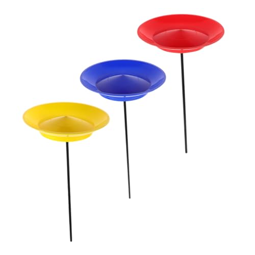 UPKOCH 3 Stück Teiliges Jonglier mit Rotierenden Tellern und Stäben Leichtes Zirkus Trainingsspielzeug für Fördert Koordination und Team Performance bei Sportveranstaltungen und von UPKOCH