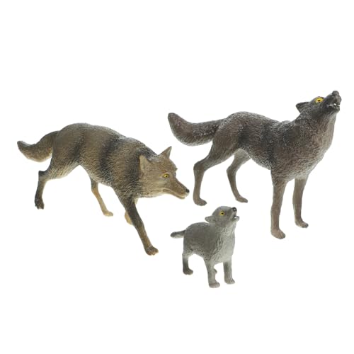 UPKOCH 3 Stück Teiliges Realistischer Wolf Figuren aus Robustem Kunststoff Detailgetreue Wildlife Tierornamente Vielseitig als Garten Wohnraumdeko für Sammler Geeignet UPKOCH 3 Stück Teiliges Realistischer Wolf Figuren aus Robustem Kunststoff Detailgetreue Wildlife Tierornamente Vielseitig als Garten Wohnraumdeko für Sammler Geeignet von UPKOCH