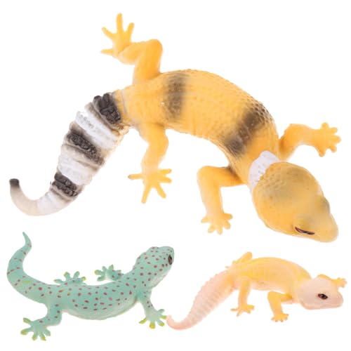 UPKOCH 3 Stück Teiliges Reptilienmodell mit Realistischen Gecko Figuren Detailgetreue Tierfiguren für Lehrreiches und Dekorative Gartenornamente Lebensechte Nachbildung Vielseitig UPKOCH 3 Stück Teiliges Reptilienmodell mit Realistischen Gecko Figuren Detailgetreue Tierfiguren für Lehrreiches und Dekorative Gartenornamente Lebensechte Nachbildung Vielseitig von UPKOCH