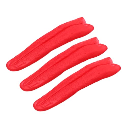UPKOCH 3 Stück Teiliges Rotes Langzunge Requisit Realistische Simulation Langlebig und Leicht für Halloween Horror Shows Bühnenauftritte Kostümpartys und Gruselige Streiche UPKOCH 3 Stück Teiliges Rotes Langzunge Requisit Realistische Simulation Langlebig und Leicht für Halloween Horror Shows Bühnenauftritte Kostümpartys und Gruselige Streiche von UPKOCH