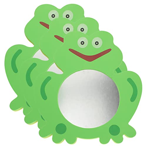UPKOCH 3 Stück Teiliges Spiegel Badespielzeug Eva Cartoon Badewannenspielzeug für Grüne Froschform Fördert Spaß und Lernen Beim Baden Geeignet für Badewanne und Dusche von UPKOCH