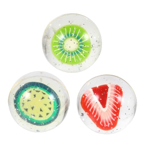 UPKOCH 3 Stück Teiliges Sprungbälle mit Fruchtigem Muster Kleine Elastische Gummibälle für Ungiftiges Sicheres Material für Indoor und Outdoor Spielspaß UPKOCH 3 Stück Teiliges Sprungbälle mit Fruchtigem Muster Kleine Elastische Gummibälle für Ungiftiges Sicheres Material für Indoor und Outdoor Spielspaß von UPKOCH