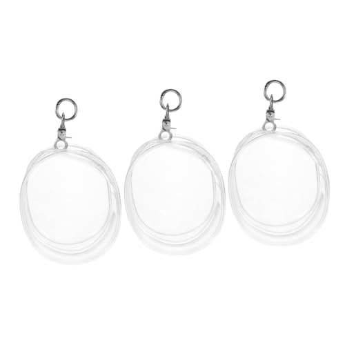 UPKOCH 3 Stück Teiliges Transparentes Puppentragetaschen aus Langlebigem PVC mit Schlüsselanhänger Kleine Aufbewahrungstasche für Puppen und Sammlerfiguren Praktisch für Unterwegs Schutz von UPKOCH