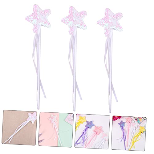 UPKOCH 3 Stück Teiliges Zauberstab mit Sternform und Pailletten Dekorativer und Leichter Fairy Cosplay Stab für Mädchen Geeignet als Party Deko Foto Requisite und Halloween Zubehör UPKOCH 3 Stück Teiliges Zauberstab mit Sternform und Pailletten Dekorativer und Leichter Fairy Cosplay Stab für Mädchen Geeignet als Party Deko Foto Requisite und Halloween Zubehör von UPKOCH