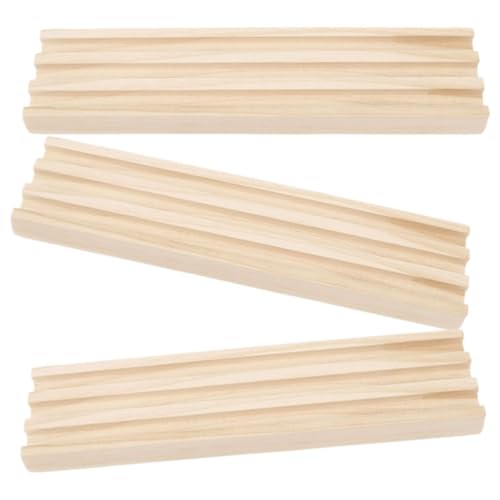 UPKOCH Naturholz-Rack-Set Für Mexikanischen Zug 3-teilige Halterungen Holzsockel – Pad Einfach Zu Organisierende Anzeige von UPKOCH