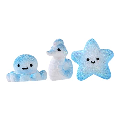 UPKOCH 3 Stücke Marine Ornamente Seepferdchen Decor Mini Octopus Mini Shell Dekorationen Octopus Figurine Harz UPKOCH 3 Stücke Marine Ornamente Seepferdchen Decor Mini Octopus Mini Shell Dekorationen Octopus Figurine Harz von UPKOCH