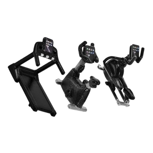 UPKOCH 3 Teilige Fitness Szene Ornamente Fitnessgeräte Puppenhaus Ornament Für Szenen Puppenhaus Fitnessgeräte Dekoratives Szenenzubehör Realistische Miniatur von UPKOCH