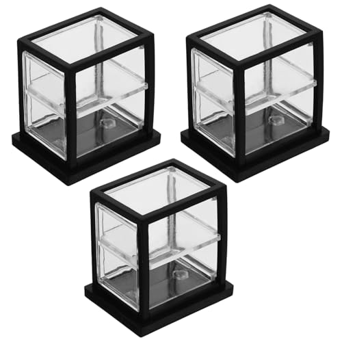 UPKOCH 3stücke Miniatur-Kuchen-Display-Schrank Transparente Vitrine Für Puppenhaus Zubehör Doppelstöckiger Kuchenständer Für Kreative Miniaturwelten UPKOCH 3stücke Miniatur-Kuchen-Display-Schrank Transparente Vitrine Für Puppenhaus Zubehör Doppelstöckiger Kuchenständer Für Kreative Miniaturwelten von UPKOCH