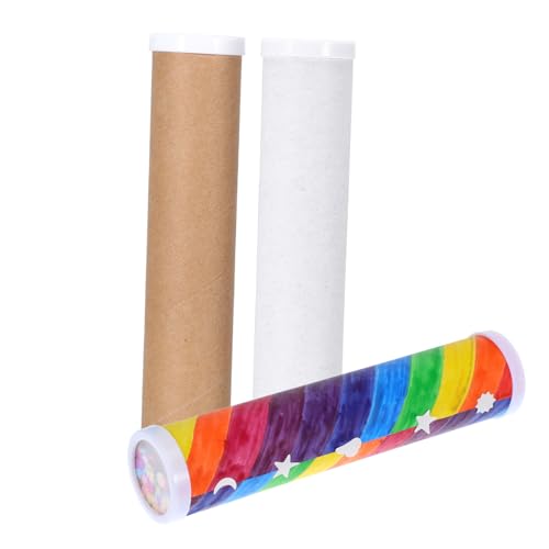 UPKOCH 3 Teiliges Malspielzeug Für Kaleidoskop Set Sensorisches Kinderspiel DIY Kaleidoskop Großpackung Machen Sie Ihr Eigenes Kalidoskop von UPKOCH