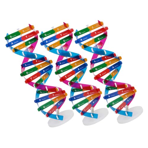 UPKOCH 3-teiliges Wissenschaftliches DNA-Modell-kit: Doppelhelix-Modell Für Experimente Im Klassenzimmer Und Genwissenschaftsunterricht – Lernkit Für Menschliche Gene UPKOCH 3-teiliges Wissenschaftliches DNA-Modell-kit: Doppelhelix-Modell Für Experimente Im Klassenzimmer Und Genwissenschaftsunterricht – Lernkit Für Menschliche Gene von UPKOCH