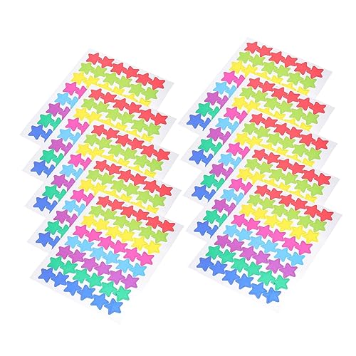 UPKOCH 30blätter Bunte Selbstklebende Sternaufkleber Aluminiumfolie Stern-Sticker Für Belohnungen Im Kindergarten Für Lehrer Und Eltern UPKOCH 30blätter Bunte Selbstklebende Sternaufkleber Aluminiumfolie Stern-Sticker Für Belohnungen Im Kindergarten Für Lehrer Und Eltern von UPKOCH