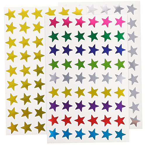 UPKOCH 30 Blatt Aufkleber belohnen Aufkleber Kinderaufkleber Selbstklebende, glänzende Belohnungsaufkleber niedliche Aufkleber ästhetisch Aufkleber süß Stern Aufkleber Papier von UPKOCH