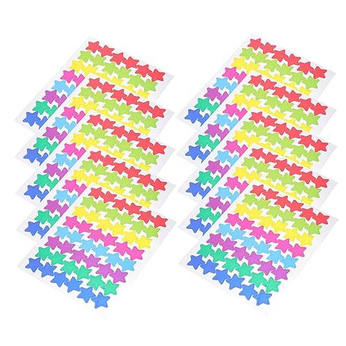 UPKOCH Sternaufkleber Für Kinder Belohnungsfolie Aluminiumfolie 30 Blatt Für Klassenzimmer Und von UPKOCH