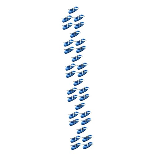UPKOCH 30 Sätze Miniaturboot Mit Rudern Ozeandekorationen Wohnakzente Dekor Mini-Boot-Figur Aquarienboot Figur Mini-dekor Desktop-Ornamente Kind Simulationsschiff Holz Hölzernes Paddel von UPKOCH