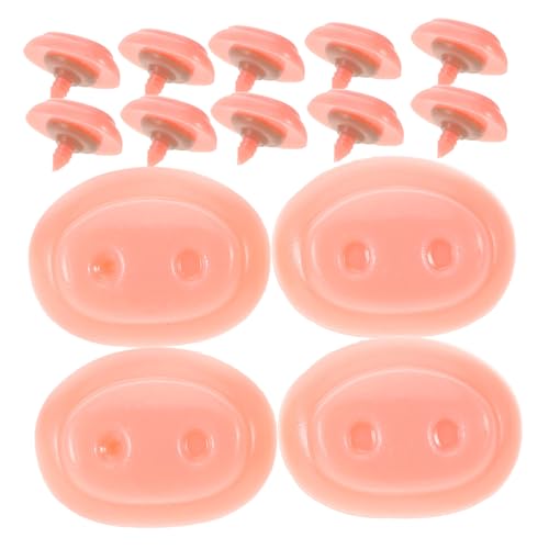 UPKOCH 30 Sets Schweinchennasen Zubehör Schweinenase Puppennase Rosa Kunststoff UPKOCH 30 Sets Schweinchennasen Zubehör Schweinenase Puppennase Rosa Kunststoff von UPKOCH