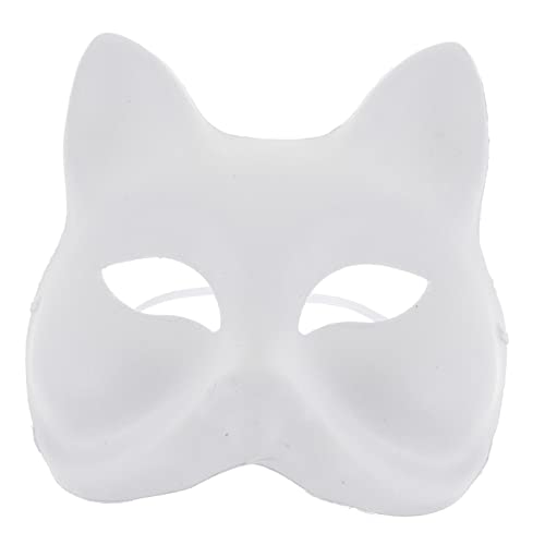 UPKOCH 30 Stück Diy Tiermasken aus Papierpulp Weiß zum Bemalen Leichte Fuchs Gesichtsmaske für Maskenball Karneval Kostümfest und Kreative Bastelaktionen UPKOCH 30 Stück Diy Tiermasken aus Papierpulp Weiß zum Bemalen Leichte Fuchs Gesichtsmaske für Maskenball Karneval Kostümfest und Kreative Bastelaktionen von UPKOCH