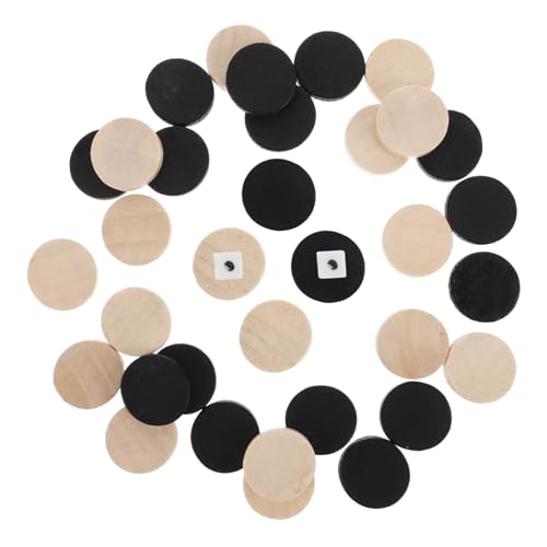UPKOCH 30 Stück Stück Backgammon-Brett Markierungen magnetisches Spiel Planke Bretter Kartenspiele Schach zubehör Holz Schachbrett boardgame holzbrett Holz Dame Schachbrett Schach hölzern von UPKOCH
