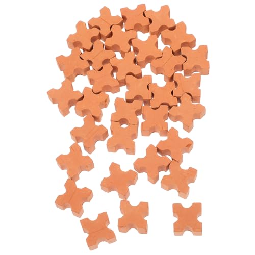 UPKOCH 30 Stück Teiliges Miniatur Ziegelsteine Realistische Simulation für DIY Puppenhaus Modellbau Wiederverwendbare Bausteine Flexible Verbindung für Kreative Bastelprojekte von UPKOCH