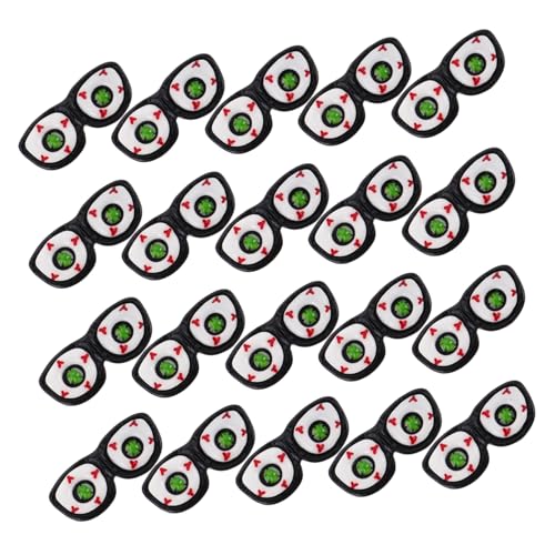 UPKOCH 30 Stück Teiliges Realistische Halloween Augen Gruselige Plastik-deko für DIY Puppen Tier-Requisiten und Partydekorationen Leichte Horror-Augen für Schaurige Festival-Accessoires von UPKOCH