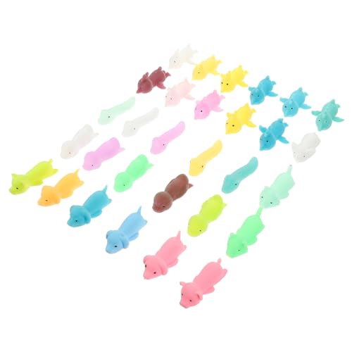 UPKOCH 30 Stück Teiliges Tier Zwille aus Flexiblem TPR Material Kindgerechtes Finger Schleuder mit Bunten Tiermotiven Robustes Sicher Spielbares Stress und Partyspielzeug von UPKOCH