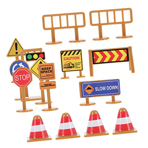 UPKOCH 30 Stück des Straßenschildmodells Straßenschild Für Mini-verkehrsbarriere Signal Barrikadenzeichenmodell Mini-verkehrszeichen Markierung Gelb Papier UPKOCH 30 Stück des Straßenschildmodells Straßenschild Für Mini-verkehrsbarriere Signal Barrikadenzeichenmodell Mini-verkehrszeichen Markierung Gelb Papier von UPKOCH