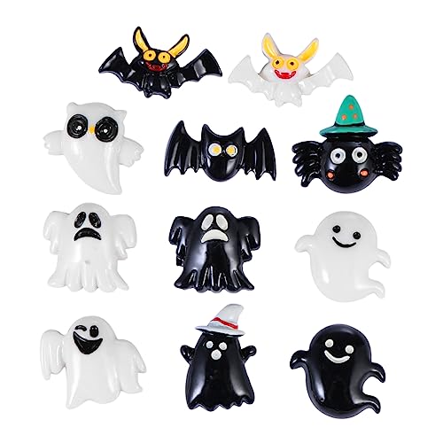 UPKOCH 30 Stücke Cartoon Aufkleber Kunststoff Nagel Aufkleber Halloween Bat Aufkleber Halloween Aufkleber von UPKOCH