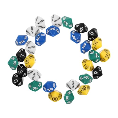 UPKOCH Tragbares 30-teiliges Stellenwert-würfelset Leichte Würfel Für Brettspiele Und Lernspaß UPKOCH Tragbares 30-teiliges Stellenwert-würfelset Leichte Würfel Für Brettspiele Und Lernspaß von UPKOCH