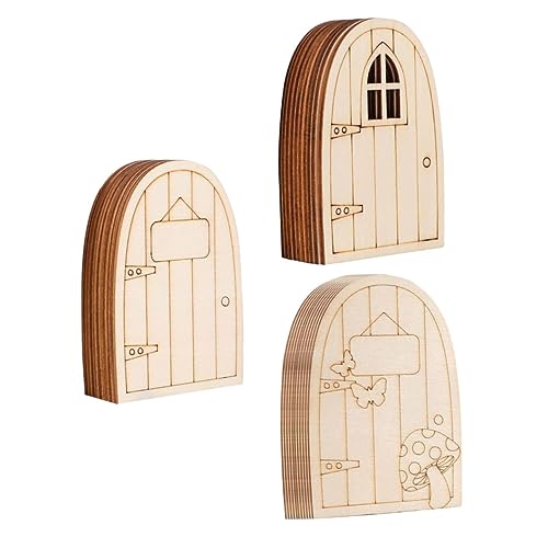 UPKOCH 30St Feentor Puppenmöbel vorgeben Mikro-Landschaftstür Mini Möbel Puppenhaus für kinderspielzeug Mini-Türmodell für Feentür aus Holz als Dekoration hölzern UPKOCH 30St Feentor Puppenmöbel vorgeben Mikro-Landschaftstür Mini Möbel Puppenhaus für kinderspielzeug Mini-Türmodell für Feentür aus Holz als Dekoration hölzern von UPKOCH
