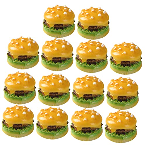 UPKOCH 30St Simulationsburger Burger-Foto-Requisiten Miniaturfiguren küchendekoration küchendeco gefälschtes Essen Modelle gefälschte Burger-Dekore gefälschte Lebensmitteldekore Esstisch von UPKOCH