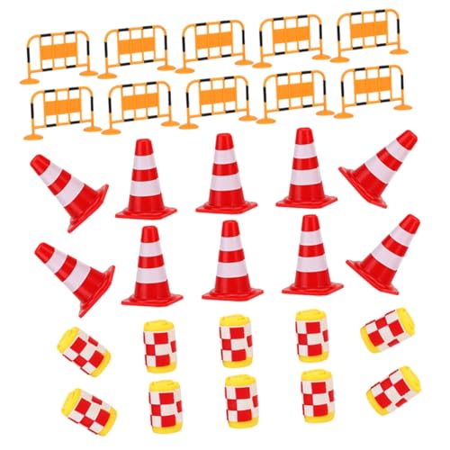 UPKOCH 30St Straßenschild Barrikade verkehrszeichen verkehrszeichen Verkehrsbarriere Miniatur-Verkehrsschild- Verkehrszäune Abs von UPKOCH