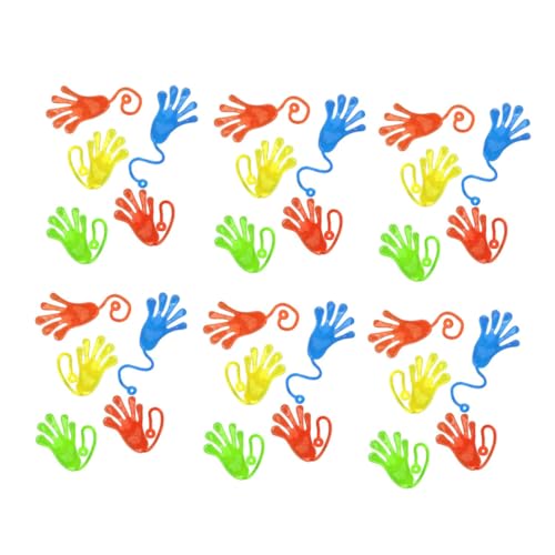 UPKOCH 30Stücke Teiliges Lustige Klebrige Handspielzeuge Elastische Wandspielzeuge für Kindergeburtstagsfeiern Partyspielzeug und Stressabbau Sicheres und Langlebiges für Stundenlangen von UPKOCH