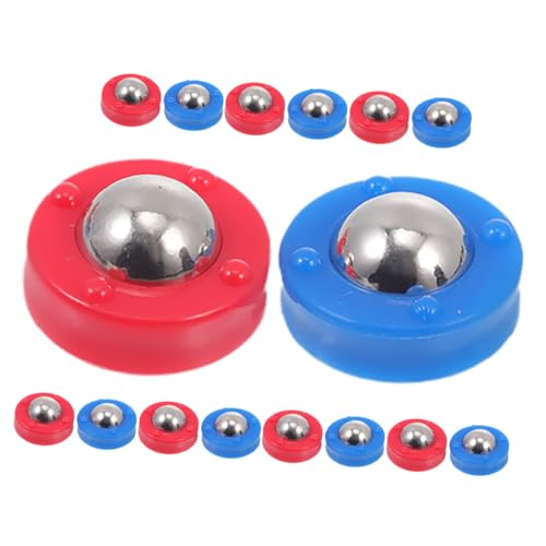 UPKOCH 32 Stück Teiliges Shuffleboard Zubehör mit Langlebigen Mini rollern und Pucks Multifunktional für Tischfußball und Shuffleboard Installieren und Kompatibel mit Verschiedenen von UPKOCH