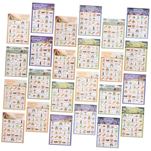 UPKOCH 33-teiliges Set Camping-spieltisch Campingspiele Für Spiel Im Sommercamp Camping-partyartikel Familienspiele Lagerfeuerspiele Coole Campingspiele Campingaktivitäten Papier UPKOCH 33-teiliges Set Camping-spieltisch Campingspiele Für Spiel Im Sommercamp Camping-partyartikel Familienspiele Lagerfeuerspiele Coole Campingspiele Campingaktivitäten Papier von UPKOCH