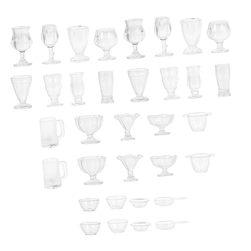UPKOCH 34 Stücke Miniatur Tasse Modelle Mini Mini Ornamente Für Decor von UPKOCH
