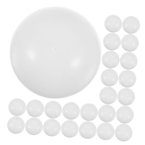 UPKOCH 35 Stück Lotteriekugel Spiel Tombola Ball Tennismaschine Trommelbälle zu verlosen geschäftseröffnung Rafflekugel Partygeschenk Aktivitätspartybälle Verlosung von Bällen PVC Weiß von UPKOCH
