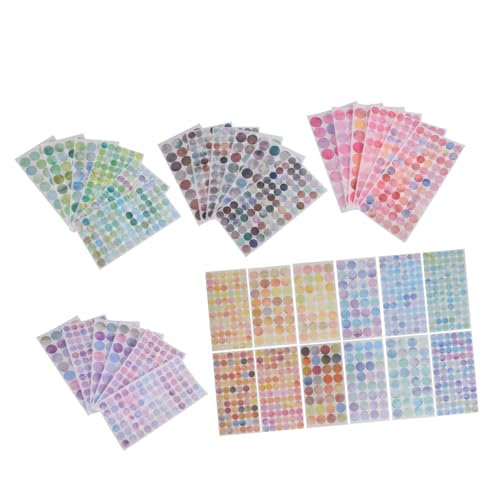 UPKOCH 36 Blatt Bunte Klebepunkte Selbstklebende Runde Aufkleber für Organisation und Dekoration zum Markieren von Aufbewahrungsboxen Büchern und Mehr UPKOCH 36 Blatt Bunte Klebepunkte Selbstklebende Runde Aufkleber für Organisation und Dekoration zum Markieren von Aufbewahrungsboxen Büchern und Mehr von UPKOCH