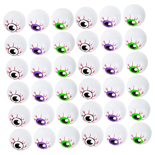 UPKOCH 36 STK Halloween-augapfel Herbstdekorationen Halloween Augäpfel Ornamente D’Halloween Halloween Blutige Finger Falsche Augen Glühen Augapfel-Pong-bälle Partyspielzeug Plastik UPKOCH 36 STK Halloween-augapfel Herbstdekorationen Halloween Augäpfel Ornamente D’Halloween Halloween Blutige Finger Falsche Augen Glühen Augapfel-Pong-bälle Partyspielzeug Plastik von UPKOCH