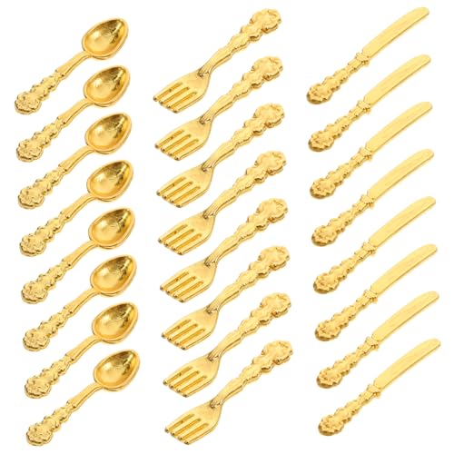 UPKOCH 36 Stück Messer und Zubehör DIY Geschirr Living Room Decoration wohnzimmerdeko Wohnaccessoire Handgefertigt Mini-Besteck- Miniaturlegierung Besteck Golden UPKOCH 36 Stück Messer und Zubehör DIY Geschirr Living Room Decoration wohnzimmerdeko Wohnaccessoire Handgefertigt Mini-Besteck- Miniaturlegierung Besteck Golden von UPKOCH