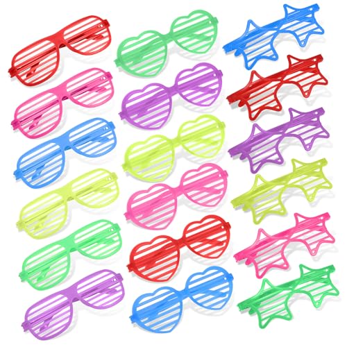 UPKOCH 36stücke Herz Sonnenbrillen Shutter Shade Brillen Partybrillen Aus Kunststoff Für Geburtstagsfeiern Halloween Cosplay Requisiten UPKOCH 36stücke Herz Sonnenbrillen Shutter Shade Brillen Partybrillen Aus Kunststoff Für Geburtstagsfeiern Halloween Cosplay Requisiten von UPKOCH