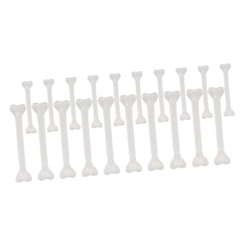 UPKOCH 36st Halloween-schädelknochen Halloween-Kranz Perlen Skelettknochen Gefälschter Knochen Halloween-grabsteindekoration Menschliches Skelettmodell Miniatur-Skelett Figur Plastik Weiß von UPKOCH