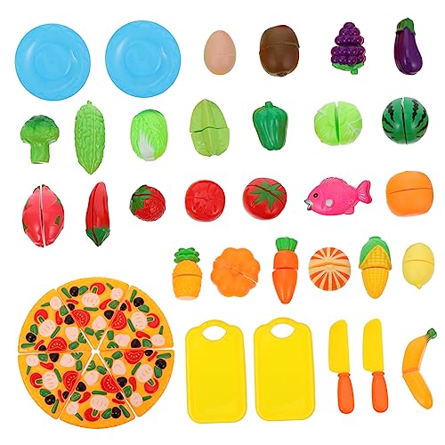 UPKOCH 37Stücke Teiliges Kinderschneidspielzeug Lernspielzeug Für Kleinkinder Realistischem Und Gemüse Simulationsspielzeug Kreative Rollenspiele UPKOCH 37Stücke Teiliges Kinderschneidspielzeug Lernspielzeug Für Kleinkinder Realistischem Und Gemüse Simulationsspielzeug Kreative Rollenspiele von UPKOCH