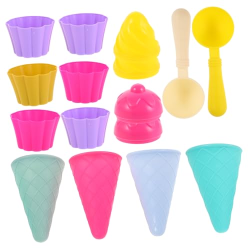 UPKOCH 3Er-Set Teiliges Sandspielzeug Eiscremeformen aus Eiscremebecher und Eislöffel für Vielseitig für Strand Outdoor Spiel und Kreatives Sandspielen im Sommer UPKOCH 3Er-Set Teiliges Sandspielzeug Eiscremeformen aus Eiscremebecher und Eislöffel für Vielseitig für Strand Outdoor Spiel und Kreatives Sandspielen im Sommer von UPKOCH