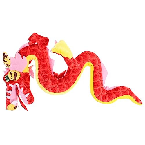 UPKOCH 3St Drachenpuppenmaskottchen 2024 Jahr des Drachenmaskottchens Junge Geschenk Spielzeug Chinese New Year Tier Geschenke Drachenplüschpuppe Puppe ausgestopfter Drache Füllung von UPKOCH