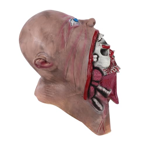 UPKOCH 3St Halloween gruselige Halloween-Masken Halloween-Zombie-Kopfbedeckung Schädelmaske Maskerade-Maske Teufelsmaske Latexmaske gruselige Masken Abschlussball strecke deine zunge raus von UPKOCH