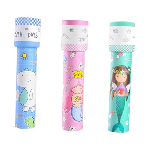 UPKOCH 3St Kaleidoskop kinderzimmer zubehör Party für Educational Toys Kinderentwicklungsspielzeug Kognitives für Lernspielzeug für Papierrohr von UPKOCH