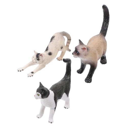UPKOCH 3 Stücke Garten Katze Ornamente Outdoor Miniatur Katze Figuren Decor Abs Material UPKOCH 3 Stücke Garten Katze Ornamente Outdoor Miniatur Katze Figuren Decor Abs Material von UPKOCH